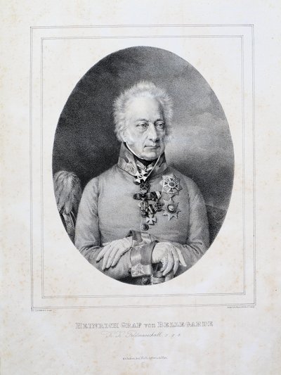 Heinrich Graf von Bellegarde (1757-1845) by Friedrich Lieder